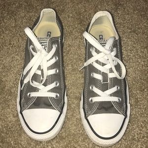 Charcoal Converse Low Tops
